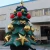 Import 2024 Hot  Pink Inflatable Christmas Tree Customized Giant Fashion Christmas Tree Model blingbling Christmas Tree for Decoration from China