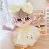 20CM Cute OEM girl Custom Stuffed Plush Idol Toy Doll With Clothes