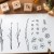 Import 20pcs Flowers Stamps Set for DIY Craft Card Scrapbooking Supplies from China