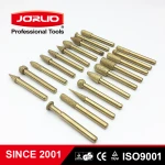 20pcs Hard-Solder Diamond Grinding Drill Bit Carbide Milling Cutter Rotary Dremel Polishing Abrasive Tools