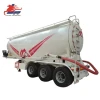 3 Axles 45m3 55cbm Dry Bulk Cement Transport Tanker Truck Powder Semi Trailer V Shape Model