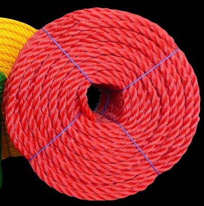 3 strand pp / polypropylene twisted rope