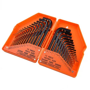 30-Piece Allen Wrench Set Inch/Metric Hex Key Wrench Set