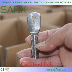 304 316 Flat Head Bolt of Stone Cladding Fixings for Marble Fixing System