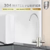 304 stainless steel water purifier faucet direct drinking double handle switch   Five year warranty water purifier factory