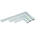 Import 30CM 350CM 90 Degree Aluminium L Type Try Square Ruler Combination Ruler With Spirit Level from China