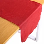 33 * 170cm wholesale 100% polyester high quality lurex fabric table runner, singler layer