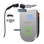 3.5 Inch LCD Touch Screen  Ac Ev Charger Station Ev Fast Charger Portable Ev Charger CE Certificated 7KW
