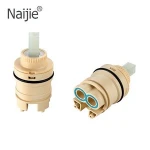 35mm Side Outlet And Low Torque Shower Faucet Cartridge With Distributor