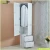 Import 360 degree revolving wood storage cabinet for jewelry and accessory with ironing board built in from China