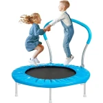 36/40?? Fitness Trampoline for Kids and Adults Foldable Mini Trampoline with Foam Handle