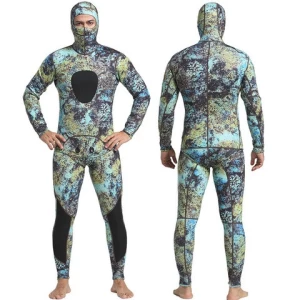 3MM Neoprene Wetsuit One-Piece and Close Body Diving Suit for Men Scuba Dive Surfing Snorkeling Spearfishing Plus Size