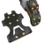 Import 4 Sizes Have a personality safety boot rubber shoes ice grips Ice grippers front cover with 5 spikes from China