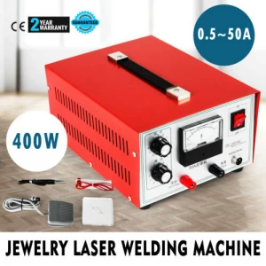 400W Jewelry Laser Welding Machine Mini Spot Welder 50A Electric Pulse