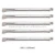 Import 450MM high quality abrasion resistant powder coated drawer railing furniture metal drawer slide rail(13001) from China