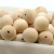 Import 4mm 6mm 8mm 10mm 20mm 30mm 40mm 50mm Wooden Teething beads natural color round lotus wood bead Assorted size in bulk from China