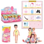 5.5 inch baby doll 5 styles mixed packed surprise changed washable color reveal barbi doll set toys birthday gifts