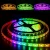 Import 5m 12v Waterproof rgb 5050 Led Strip Light + Power Adapter Set from China