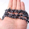 5mm~8mm Wholesale Irregular Semi-precious Natural Stone Beads Chips, Black White Snowflake Obsidian Chip Beads