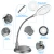 Import 5X Dimmable Magnifying Lamp Large Hands Free Magnifying Glass with Light and Stand for Reading from China