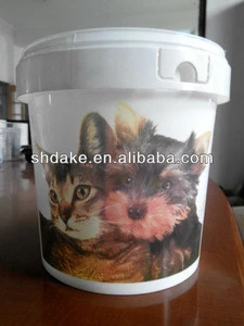 6 color offset plastic bucket printer with photographic printing quality