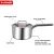 Import 6 pieces anti-stick ceramic pot cookware set non stick pan 3 ply stainless coating steel cookware from China