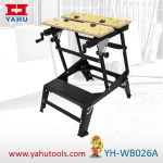 6 Position Height Adjustable Woodworking Bench With Bench Vise