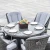 Import 6 Seat Outdoor Restaurant Patio Wicker Furnitures Table and Chairs Dining Set from China