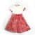 Import 6101 Red Yiwu Haolaiyuan Best price african print flower girls lace dress from China