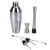 Import 6Pcs 750ml Stainless Steel Cocktail Shaker Mixer Bartender Kit Set Tool from China