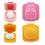 6pcs/set Cartoon Sushi Maker Boiled Egg Rice Roll Mold Mac Kitchen DIY Chef Rice Ball Bento Mould Kitchen Accessories