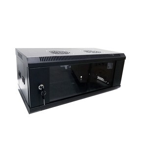 6u wall mount double section ddf network cabinet