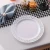 Import 7.5 Inch Rose Gold Hollow Plate Disposable Western Food Plate Party Wedding Party Tableware High-end Plate Dish from China
