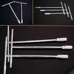 8-19mm T Shape Wrench Socket Spanner Outer Hex Hand Tool Torque Wrench L Shape Auto Maintenance Tools