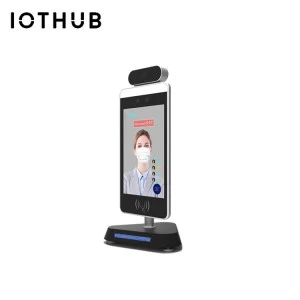 8 inch human body temperature screening kiosk for public place