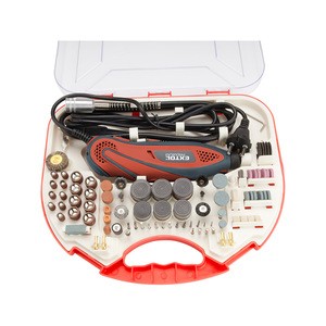 8892201 EXTOL 210pcs 130W OEM welcomed Preium Rotary Tool Kit Electric Power Mini Grinder with adjustable Speed
