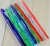 Import 9 pcs Multicolor Plastic Craft Knit Crochet Hooks Knitting Needles Weave Craft set / plastic sweater crochet for needlework from China