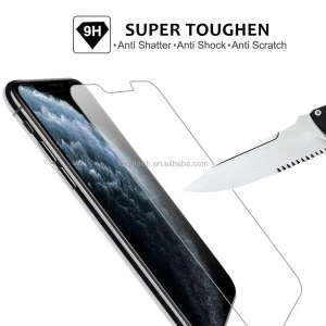 9H 2.5D HD Clear Anti-Fingerprint Tempered Glass Screen Protector for iPhone X XS 11pro