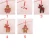 Import A1382 Christmas Tree Mini Swing Fawn Ornaments Felt Decorations Xmas Supplies Christmas Elk Hanging Deer Pendant from China