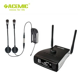 ACEMIC wireless microphone for accordion PR-8 AT-20 portable receiver powered by battery two head