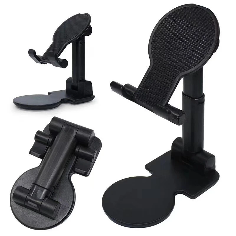 Adjustable folding desk phone holder portable mobile phone holder stand dual foldable cell phone holder