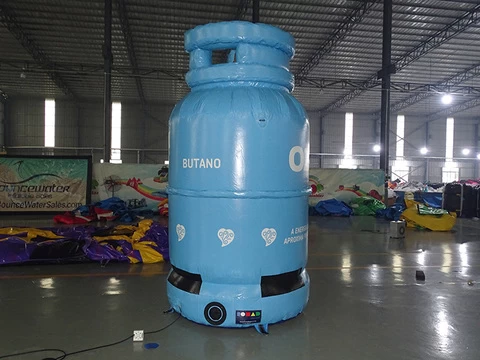 Advertising inflatable PVC gas tank/gas cylinder model balloon  Inflatable Gas Cylinder for sale
