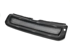 AGenuine full real carbon car mesh grills radiator racing grill front bumper grille for Range Rover Evoque