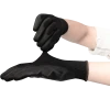 AIBUSISO High Guality Cheap Black Comfortable Breathable Waterproof And Wear-resistant Pu Palm Gloves