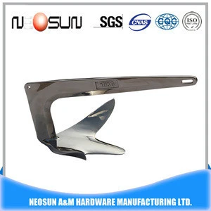 AISI 316 Stainless steel boat ship anchors of 20kg, 30kg, 50kg for sale