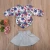 Import AL5020G Cute newborn girl clothes long sleeve floral romper tops +bow skirt 2PCS baby clothing set from China