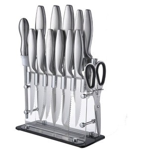 All kinds of kitchen knives 13 Piece Hollow handle Kitchen Knife Set