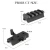 Import Alonefire M680 fast Helmet Side Rail Wing-Loc Picatinny Flashlight Mount Adapter Base Outdoor Hunting Paintball Helmet Accessory from China