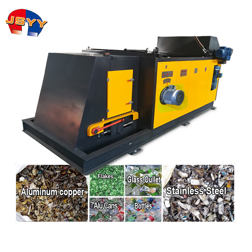 Aluminium Scrap Recycling Equipments Mixed Metal solid waste recycling Separating Eddy Current Separator