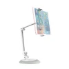Aluminum 5-10.5 silver phone and tablet support telescopic and rotating mobile phone holder stand on table